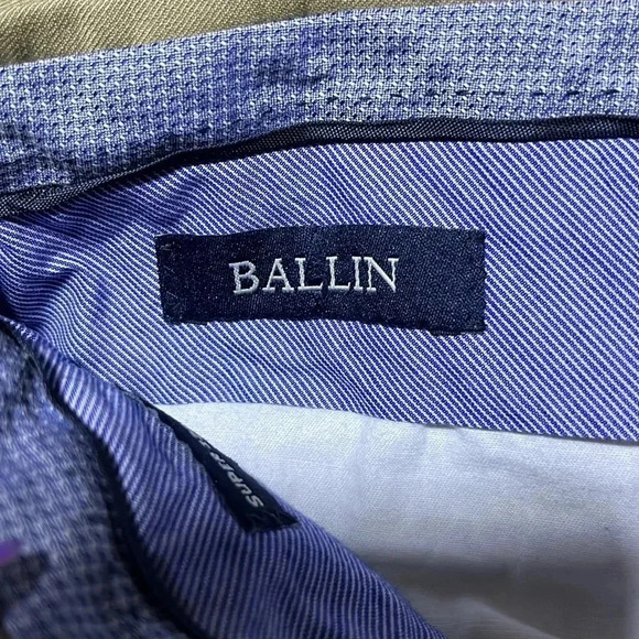 Ballin Super 120’s Wool Comfort Eze Dress Pants Tan Career Office Dress Code - Picture 5 of 12